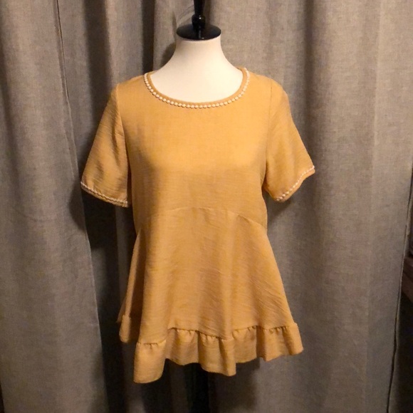 Hailey & Co Tops - Yellow Boutique Top